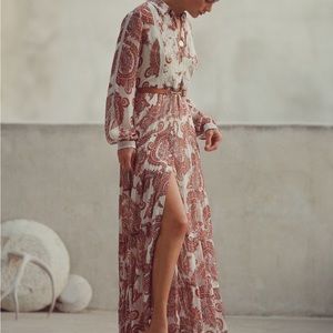 Allaire Maxi Shirtdress Anthropologie